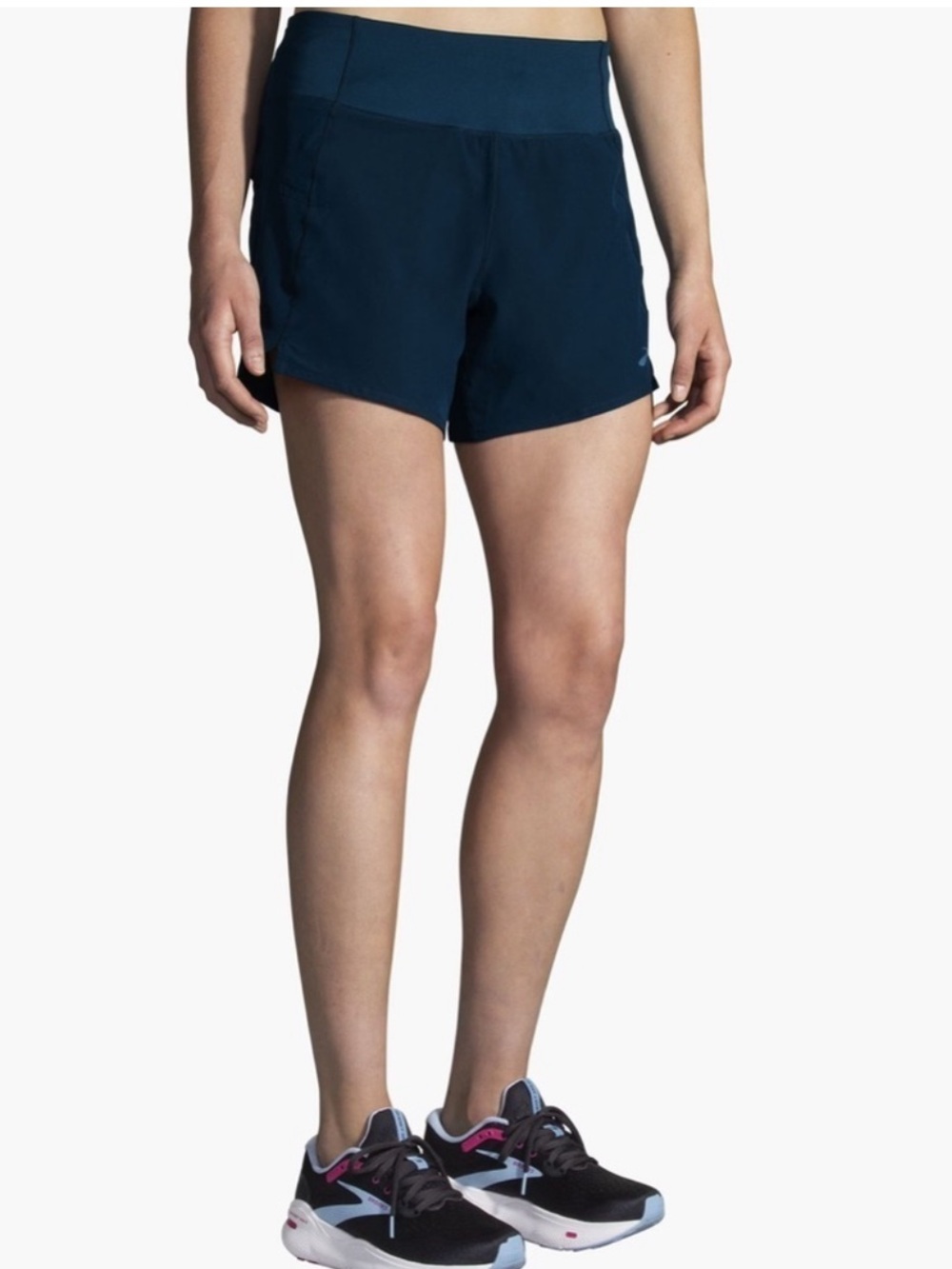 Brooks Running/Workout Black Shorts, Medium